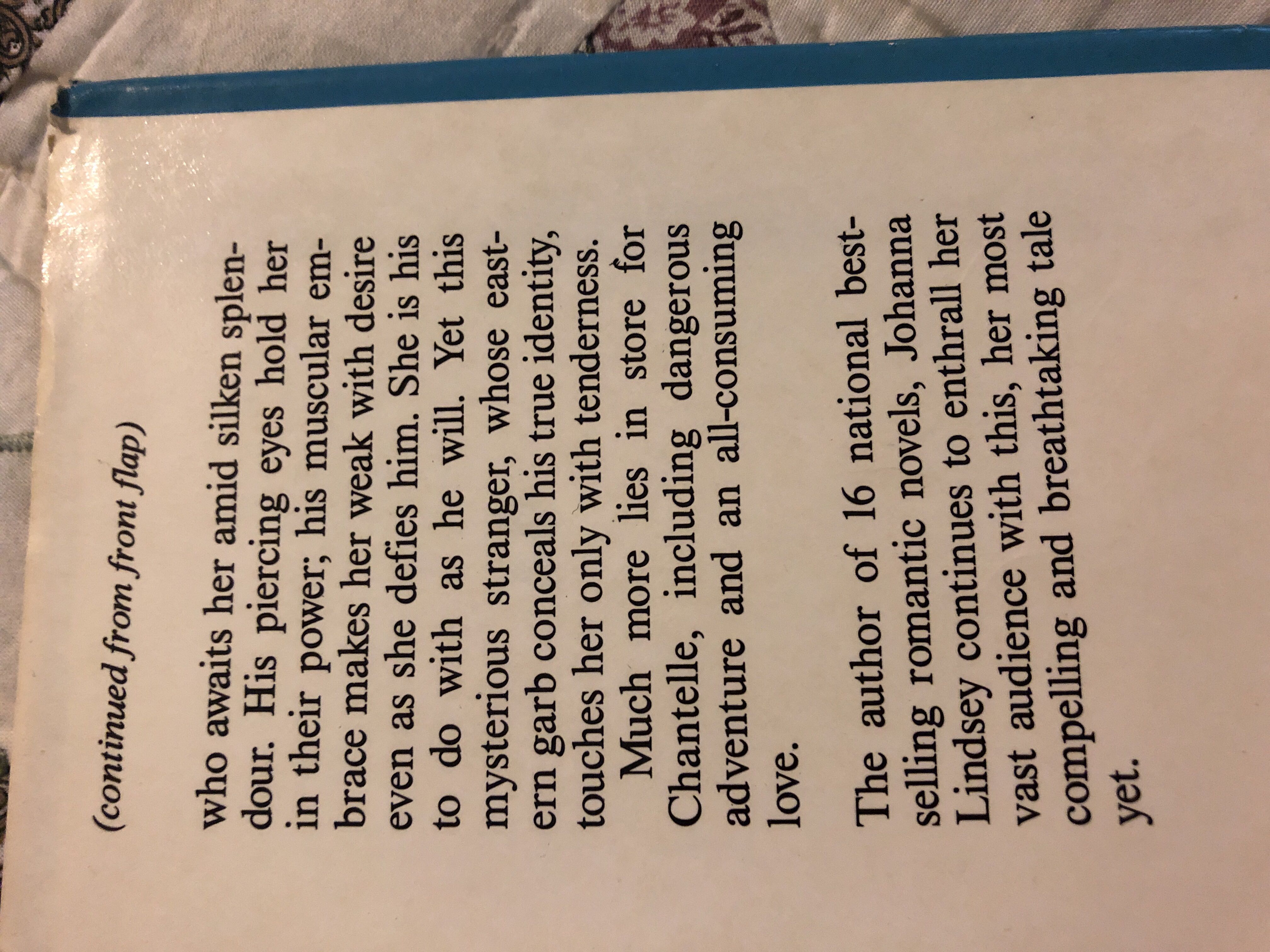 Johanna Lindsey: Silver Angel (BCE) - Johanna Lindsey (Avon Books - Hardcover) book collectible [Barcode 0380752948] - Main Image 3