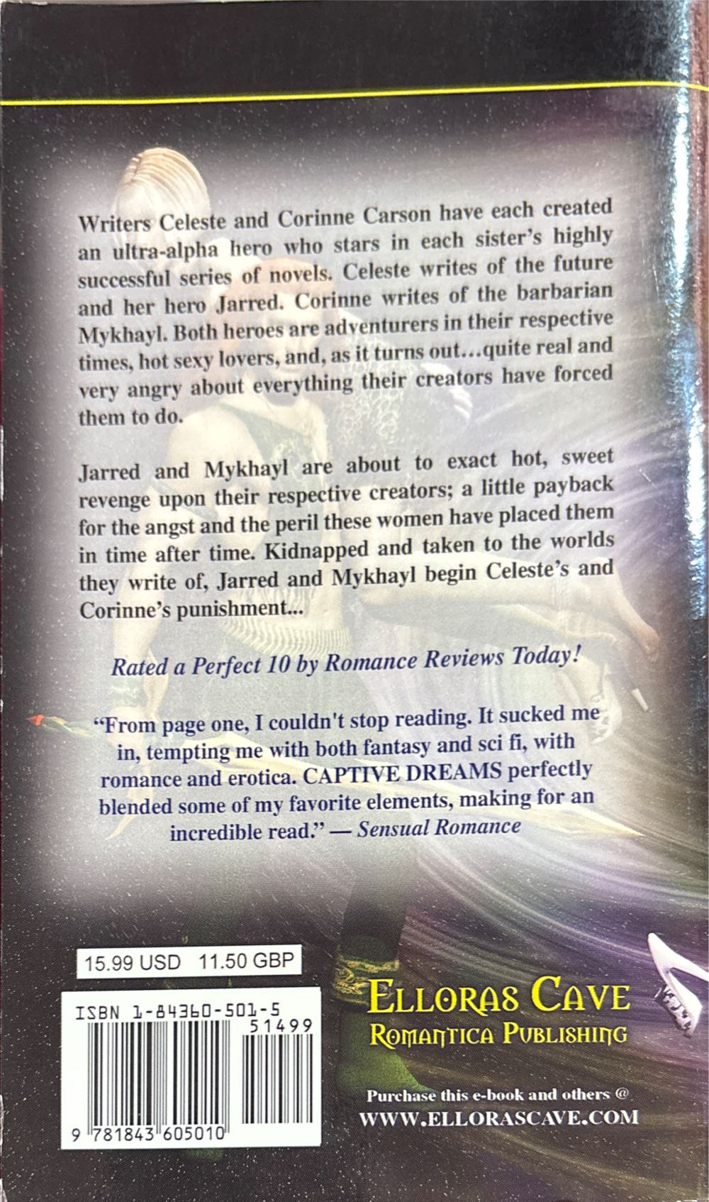 Angela Knight: Bound By The Dream - Diane Whiteside (Ellora’s Cave - Trade Paperback) book collectible [Barcode 9781843605010] - Main Image 2