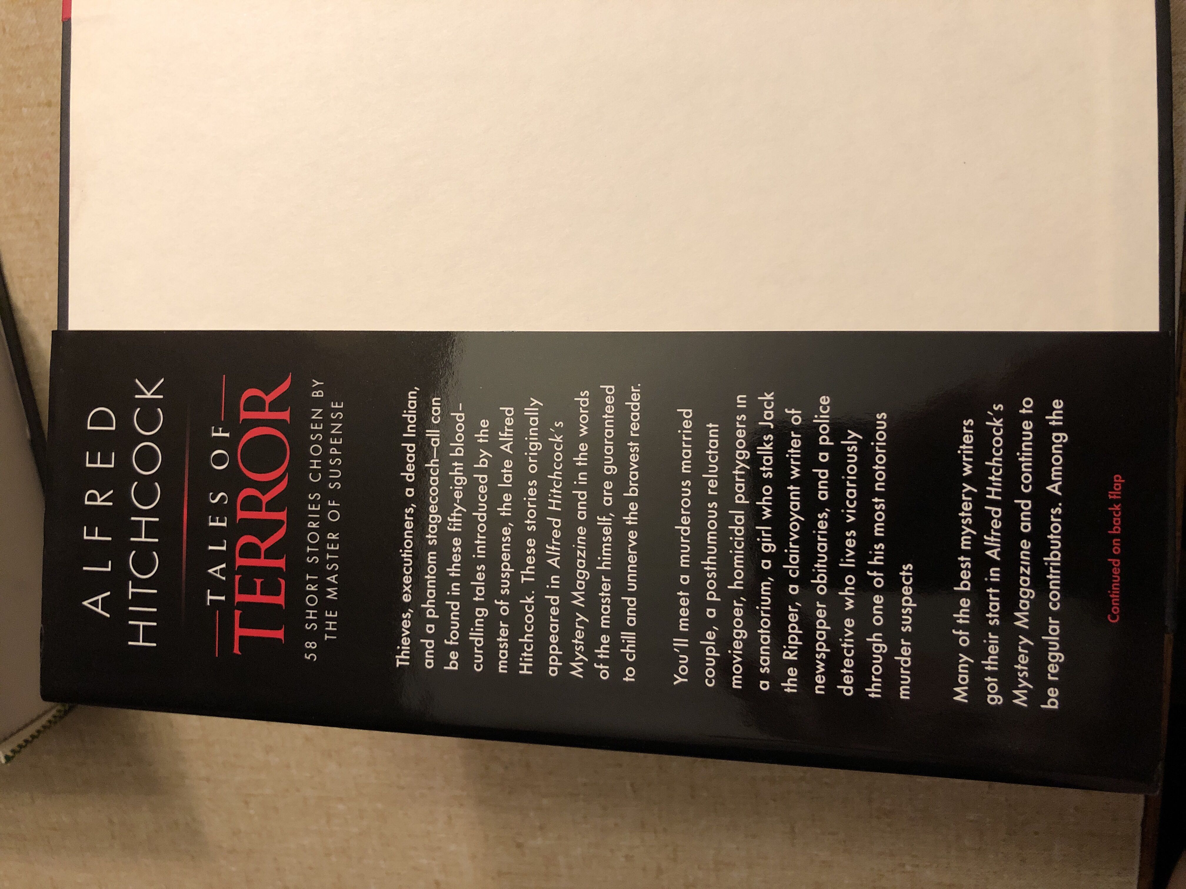 Tales of Terror - Alfred Hitchcock (Galahad Books - Hardcover) book collectible [Barcode 9780883657102] - Main Image 3