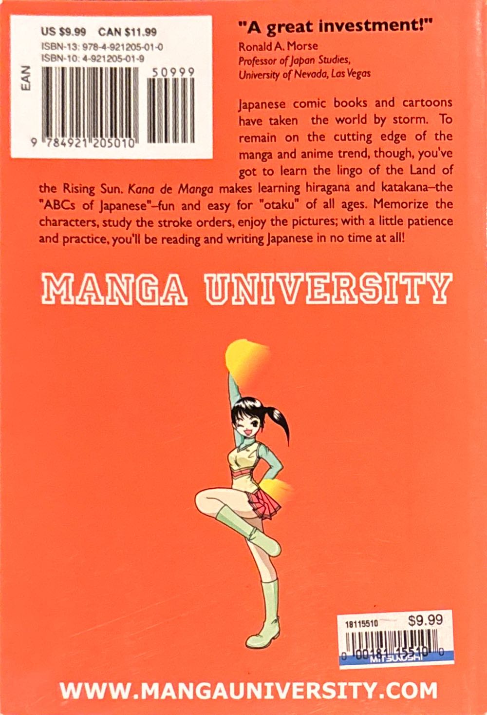 Kana de Manga: A Fun, Easy Way to Learn the ABCs of Japanese! - Glenn Kardy (Japanime - Paperback) book collectible [Barcode 9784921205010] - Main Image 2