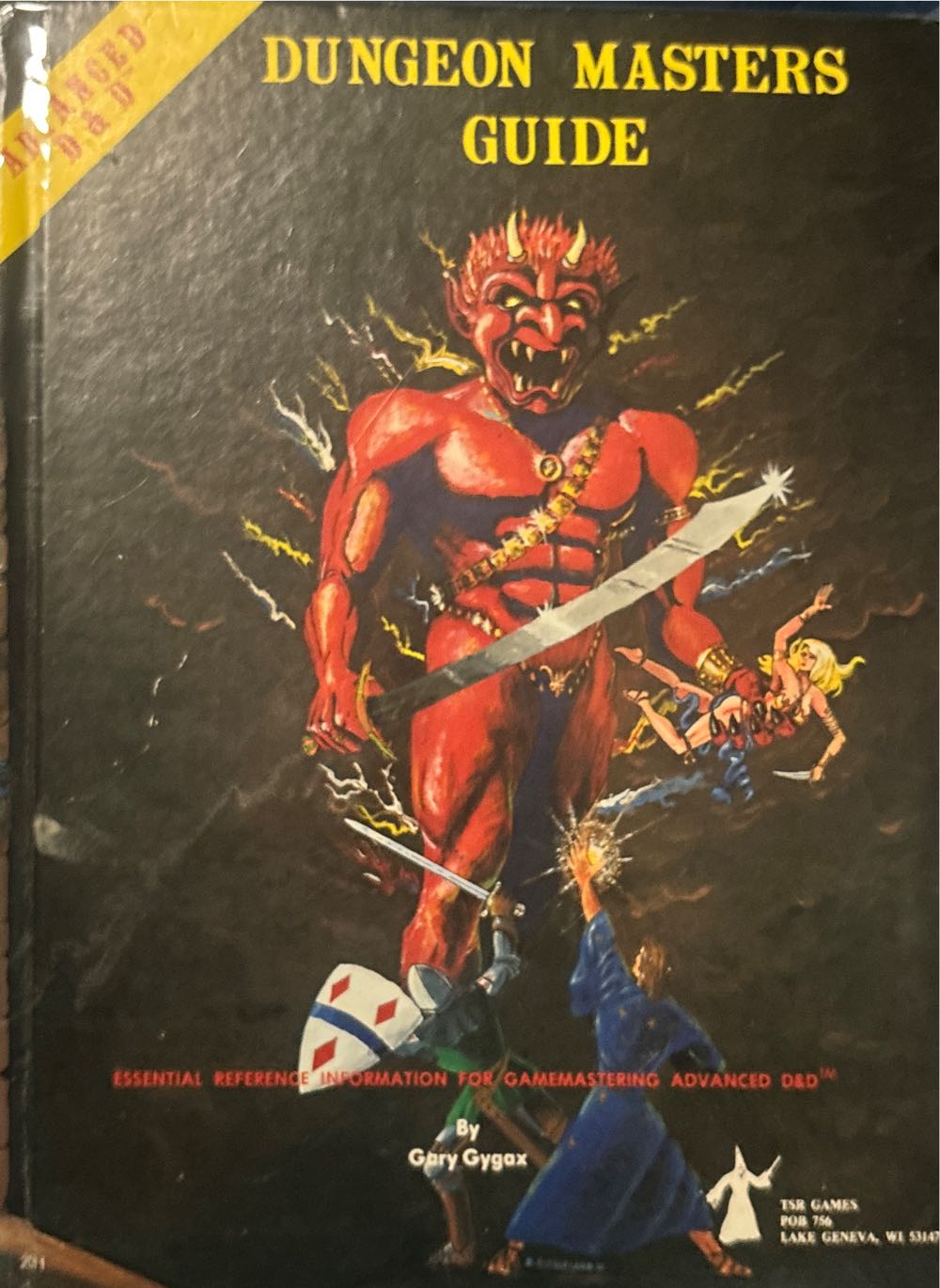 AD&D: Dungeon Masters Guide - Gary Gygax (TSR, Inc. - Hardcover) book collectible [Barcode 9780935696028] - Main Image 4