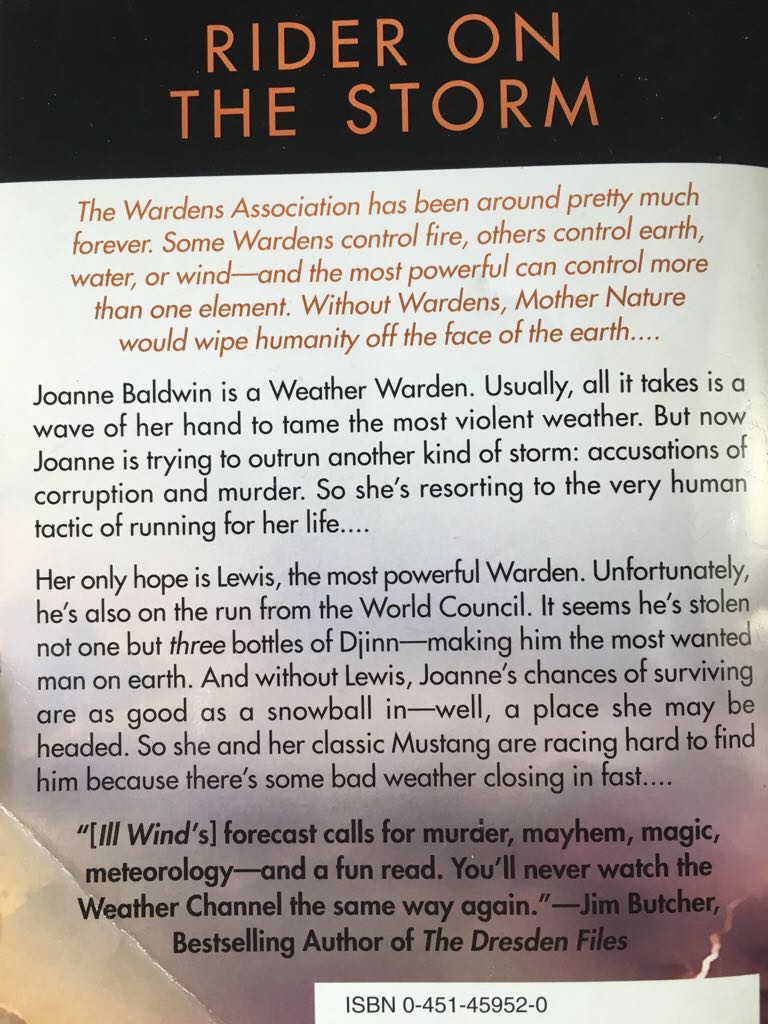 Ill Wind - Rachel Caine (ROC Fantasy - Paperback) book collectible [Barcode 9780451459527] - Main Image 2