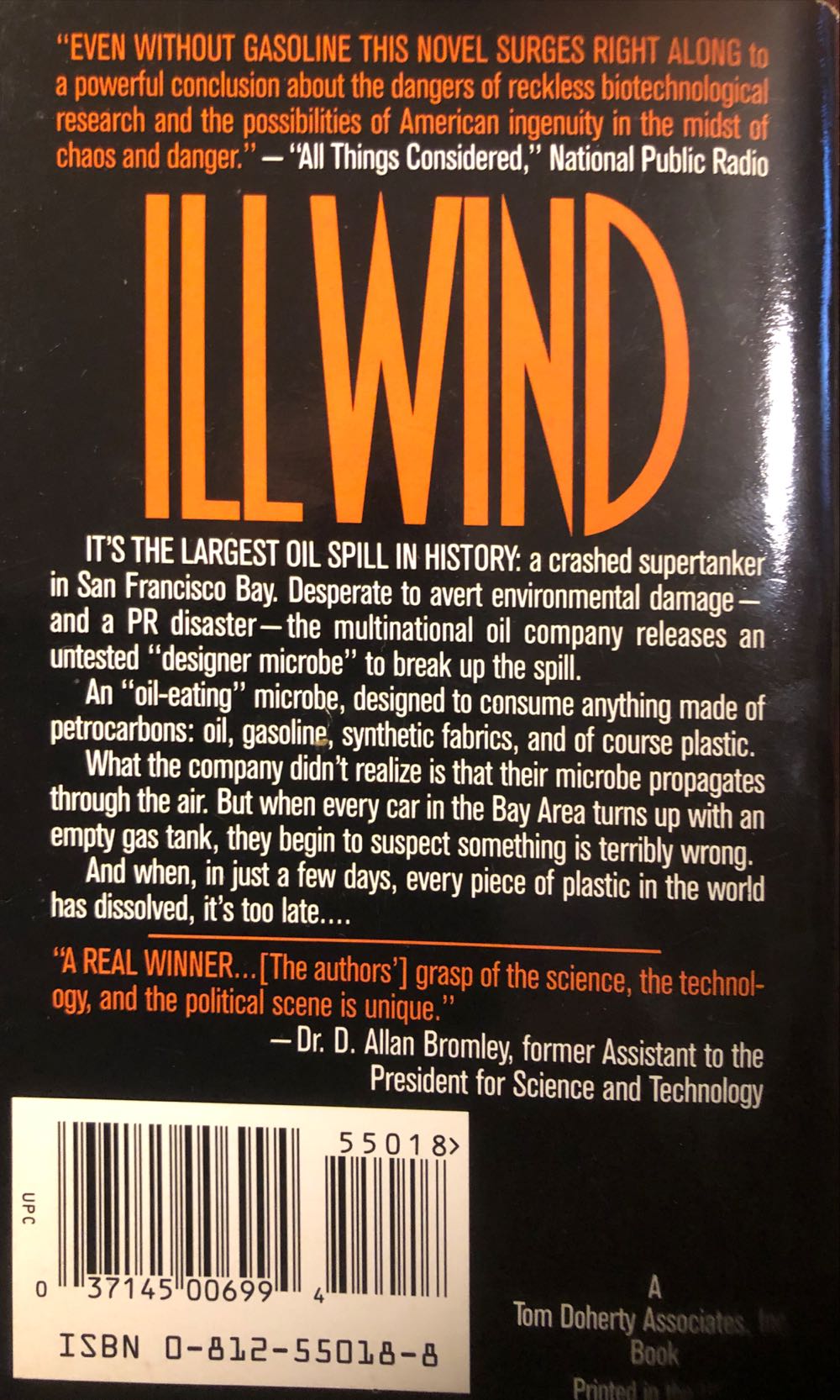 Ill Wind - Doug Beason (TOR Book - Paperback) book collectible [Barcode 9780812550184] - Main Image 2