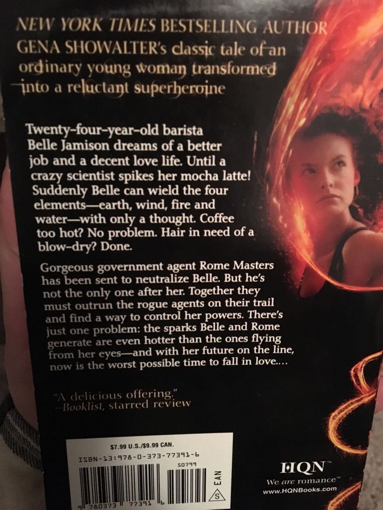 Playing With Fire - Gena Showalter (Harlequin Books - Paperback) book collectible [Barcode 9780373773916] - Main Image 2