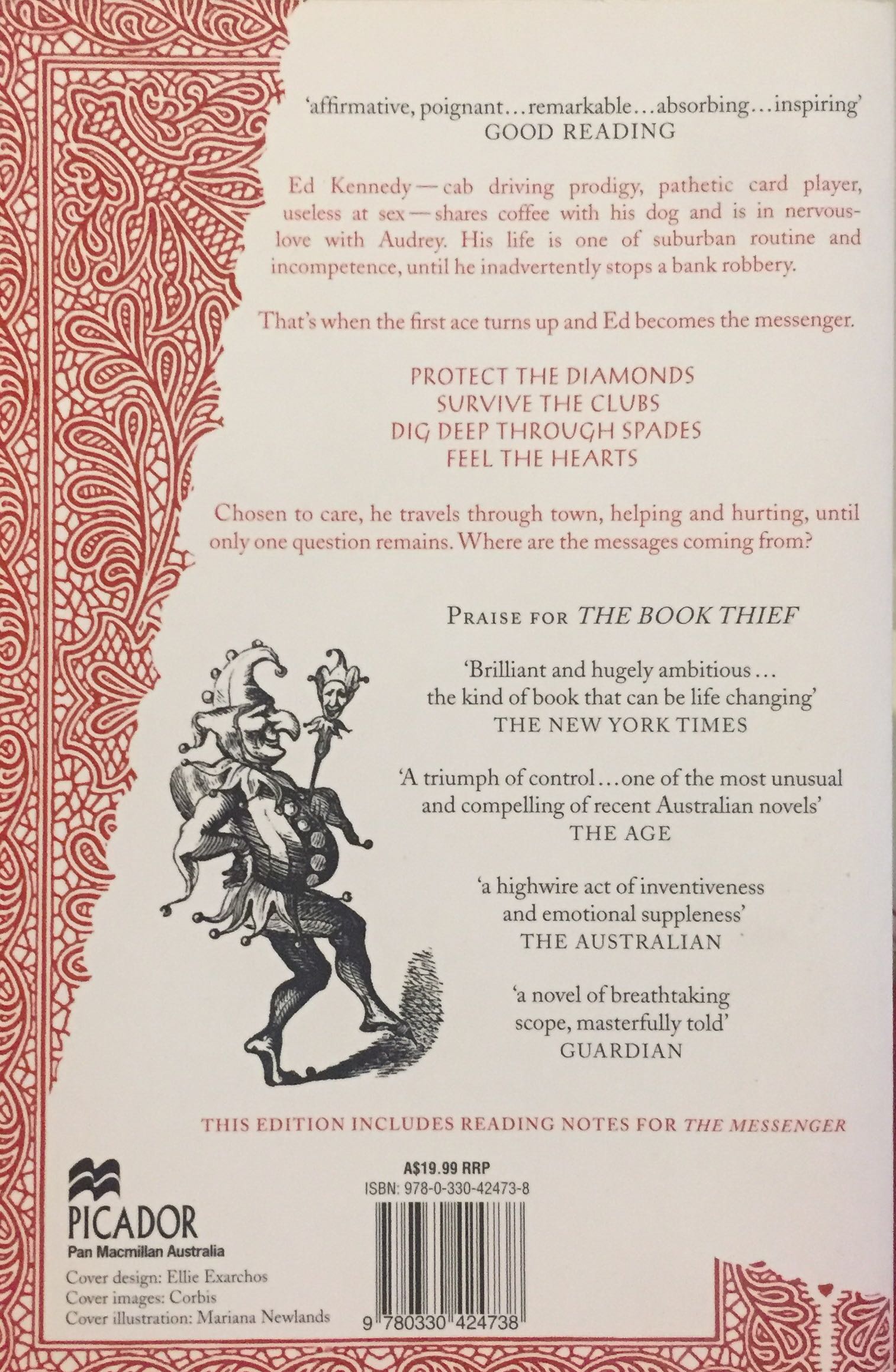 The Messenger - Markus Zusak (Picador - Paperback) book collectible [Barcode 9780330424738] - Main Image 2