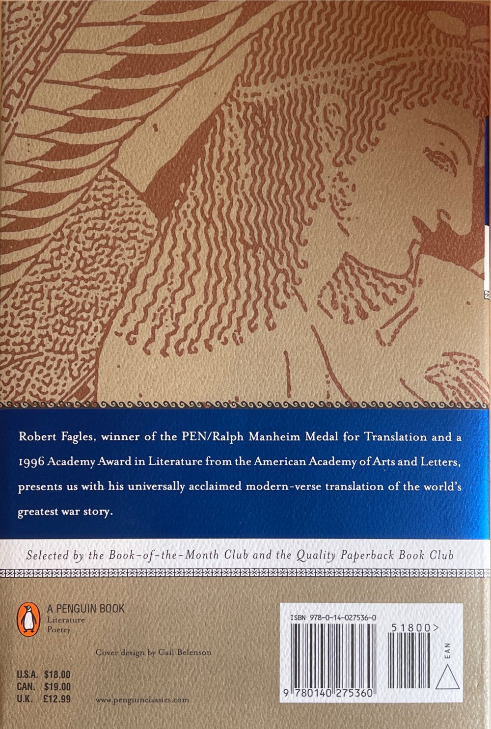 The Iliad - Homer (Penguin Classics - Paperback) book collectible [Barcode 9780140275360] - Main Image 2