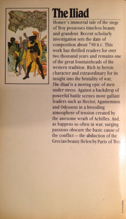 The Iliad - Homer (A Signet Book - Paperback) book collectible [Barcode 9780451530691] - Main Image 2
