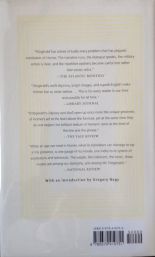 The Iliad - Homer (Alfred A. Knopf - Hardcover) book collectible [Barcode 9780679410751] - Main Image 2