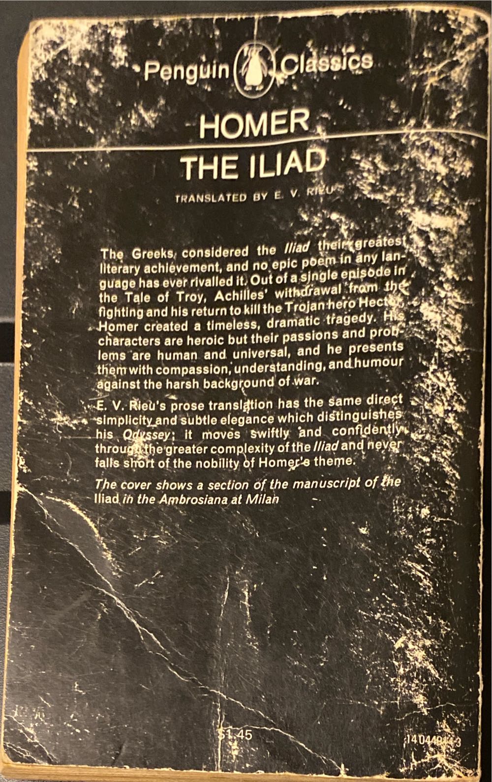 The Iliad - Homer (The New American Library - Paperback) book collectible - Main Image 2