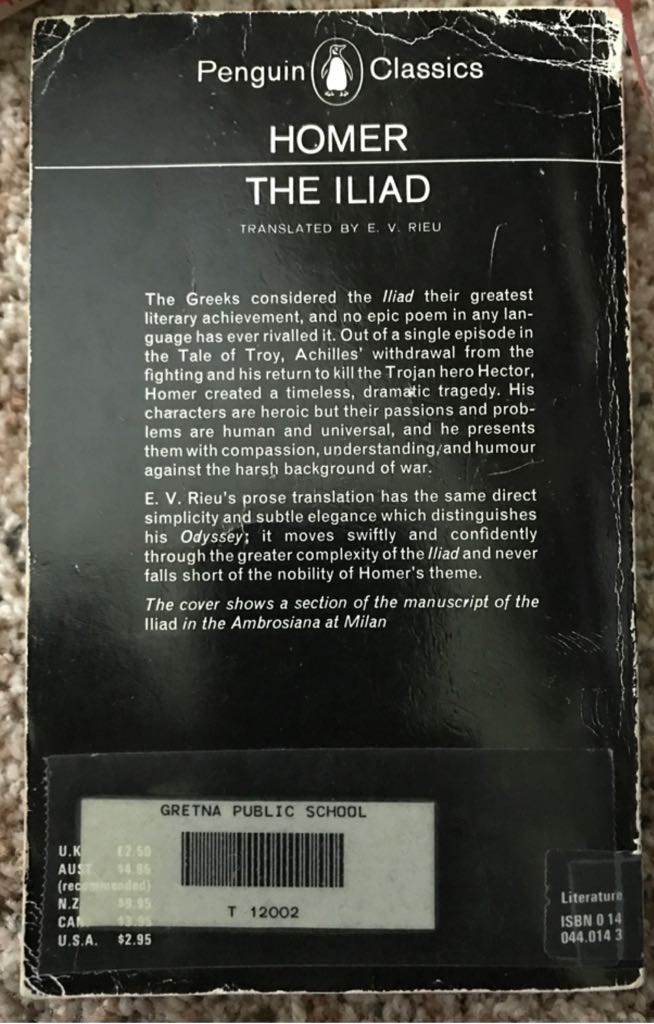 The Iliad - Homer (Penguin Classics) book collectible - Main Image 2