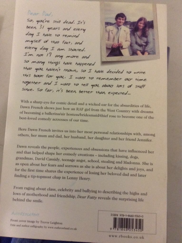 Nonfiction4-Dear Fatty - Dawn French (Paperback) book collectible [Barcode 9781846053450] - Main Image 2