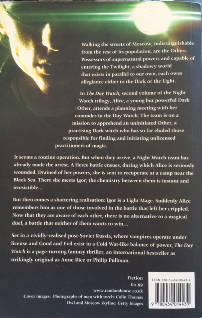 The Day Watch - Sergei Lukyanenko (William Heinemann - Paperback) book collectible [Barcode 9780434014439] - Main Image 2