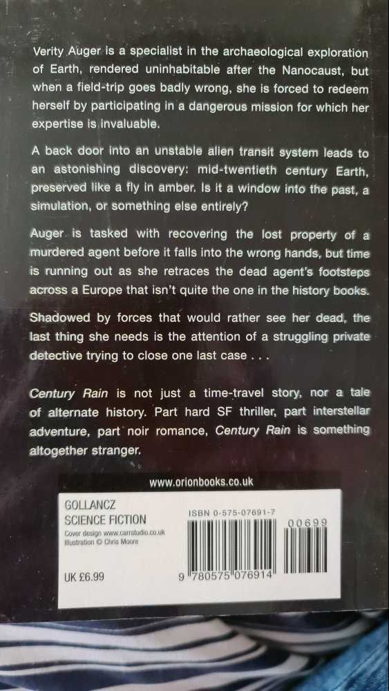 Century Rain - Alastair Reynolds (Gollancz Science Fiction - Paperback) book collectible [Barcode 9780575076914] - Main Image 2