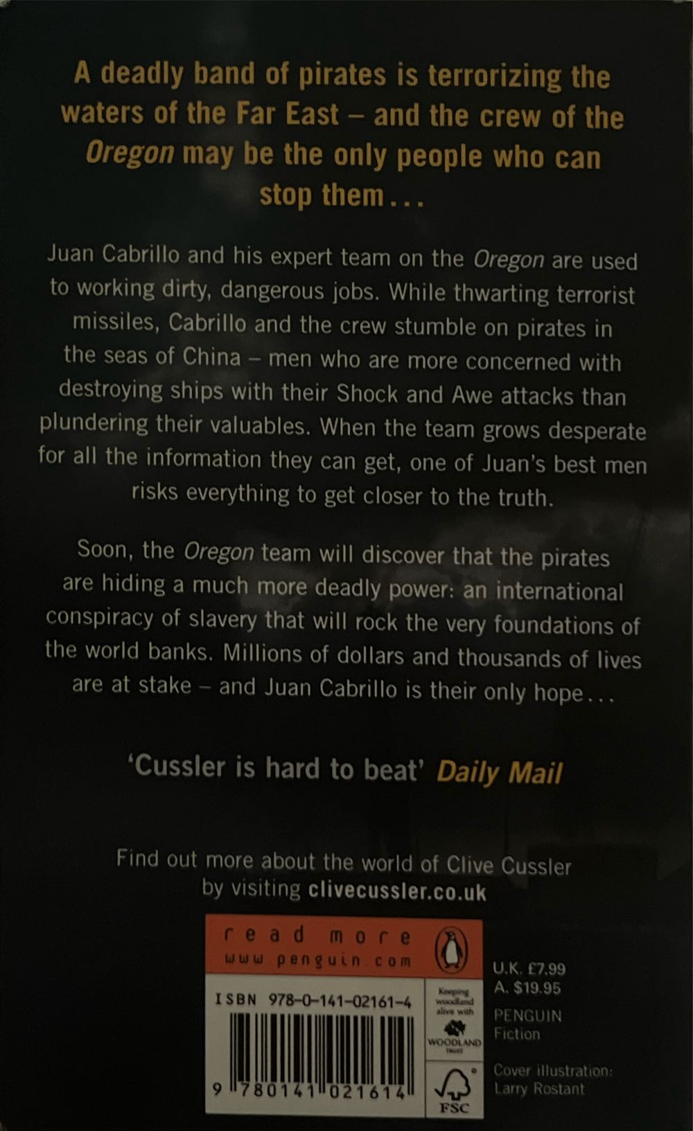 Dark Watch - Clive Cussler (Penguin Books - Paperback) book collectible [Barcode 9780141021614] - Main Image 3