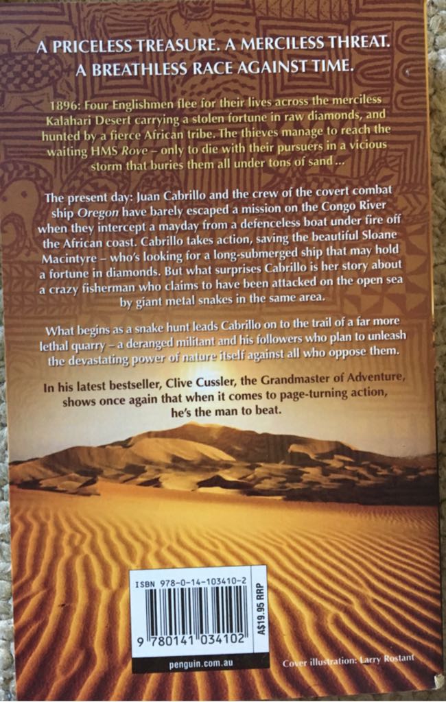 Clive Cussler - Skeleton Coast - Clive Cussler (Penguin Australia) book collectible [Barcode 9780141034102] - Main Image 2