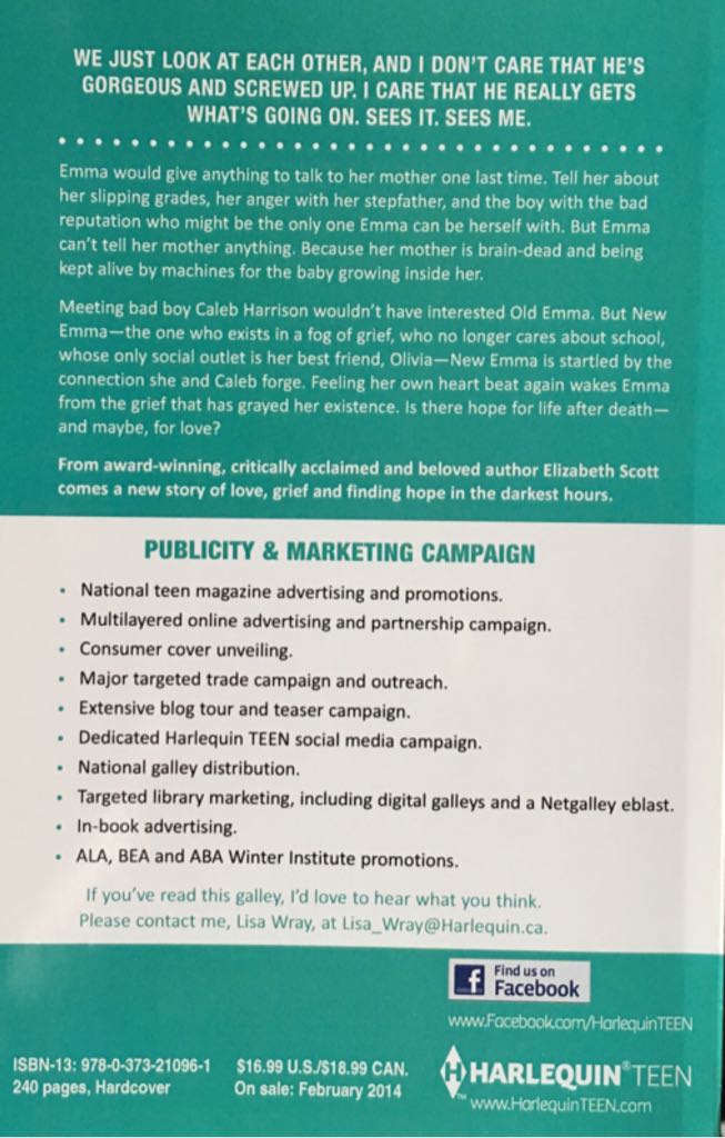 Heartbeat  (Harlequin Teen - Paperback) book collectible - Main Image 2