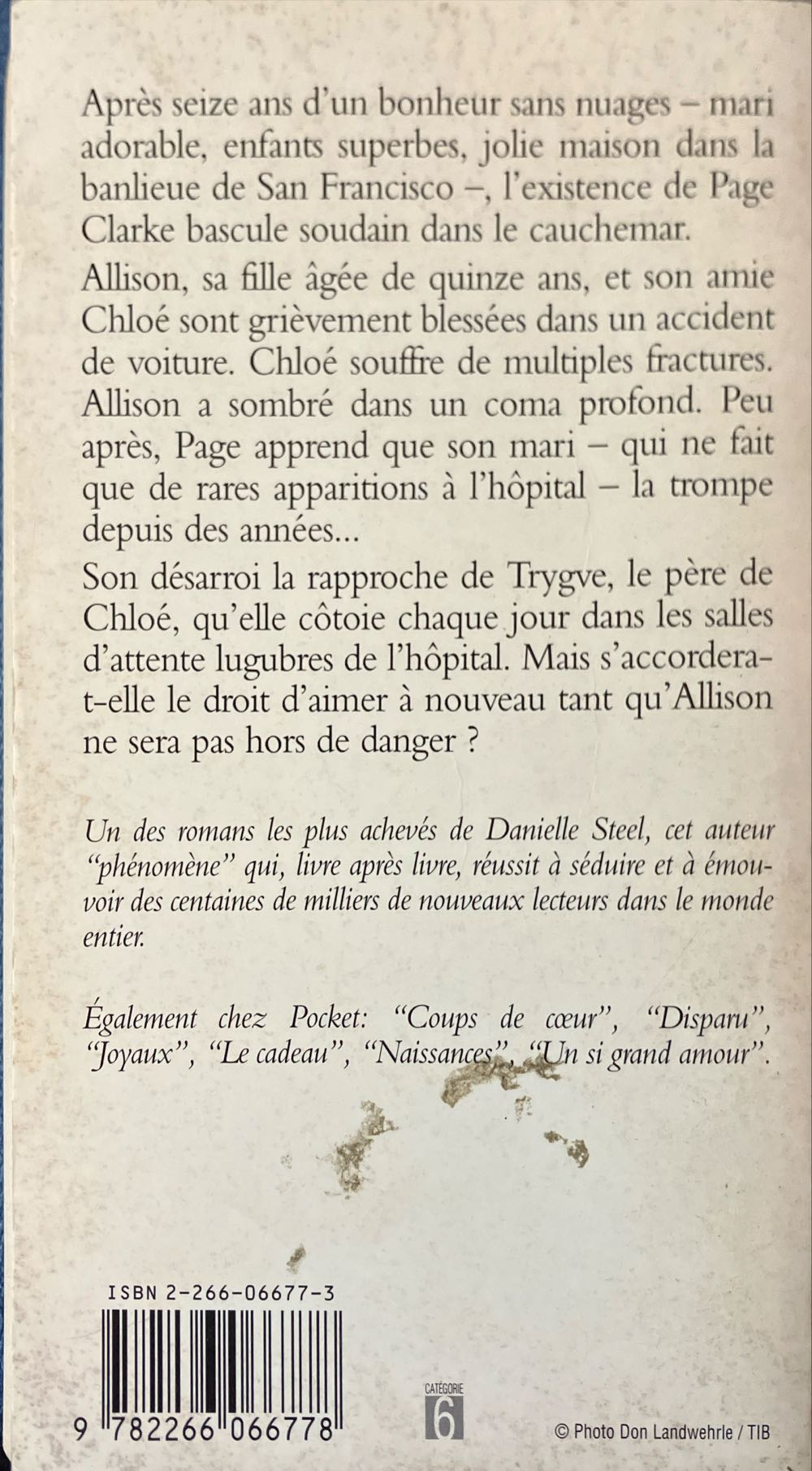 Accident - Danielle Steel (Livre de Poche - Paperback) book collectible [Barcode 9782266066778] - Main Image 2