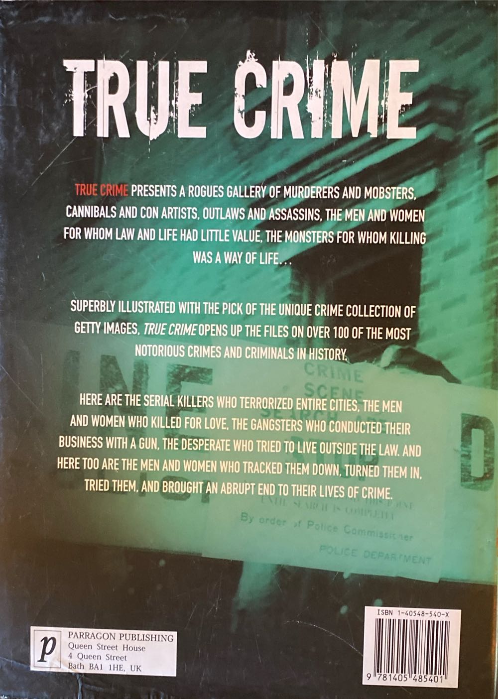 True Crime - X (Parragon Inc - Hardcover) book collectible [Barcode 9781405485401] - Main Image 2