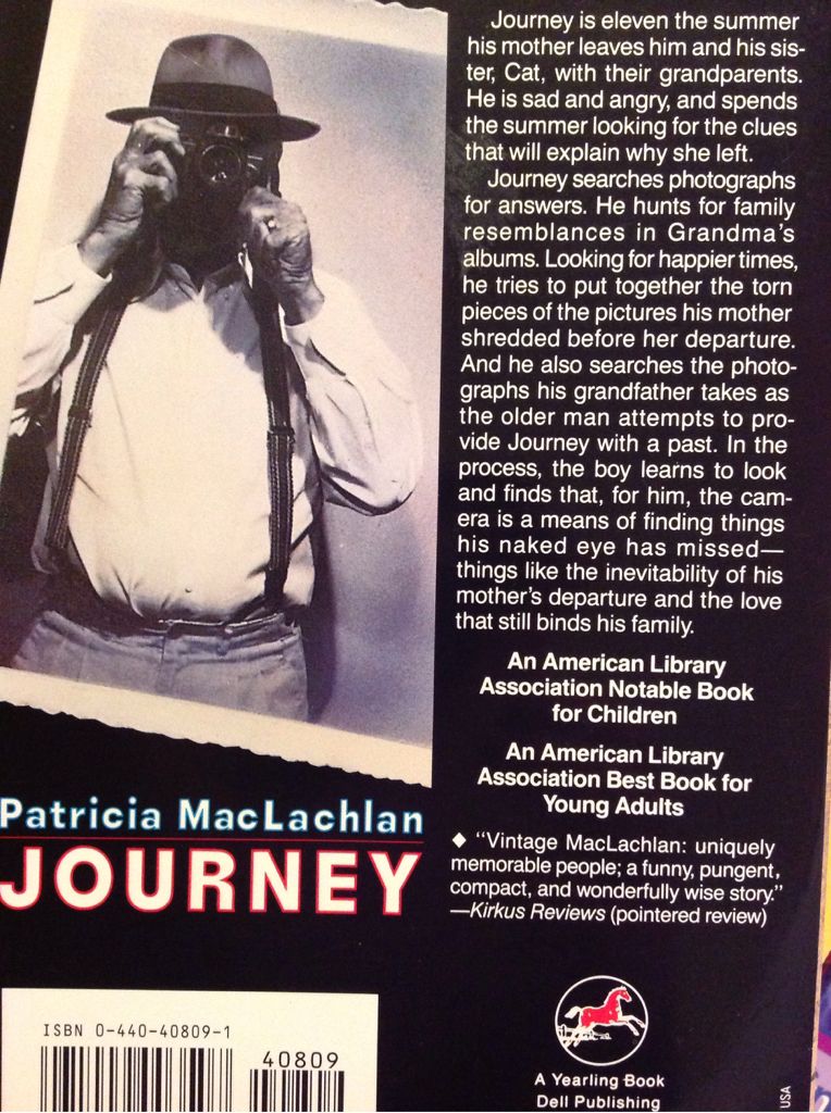 Journey - Patricia MacLachlan (Yearling - Paperback) book collectible [Barcode 9780440408093] - Main Image 2