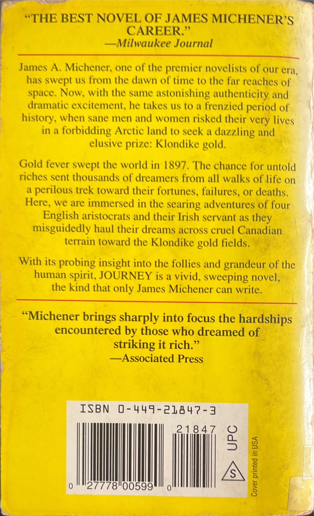 Journey - Joyce Carol Thomas (Fawcett - Paperback) book collectible [Barcode 9780449218471] - Main Image 2