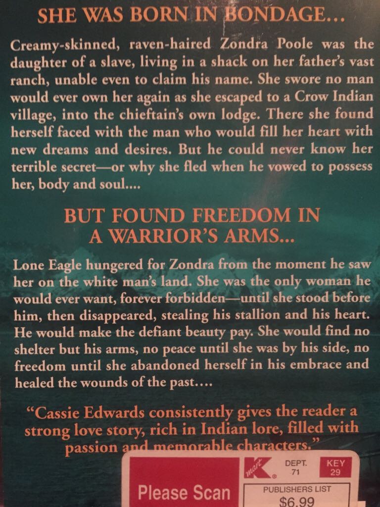 Lone Eagle - Cassie Edwards book collectible [Barcode 9780451408624] - Main Image 2
