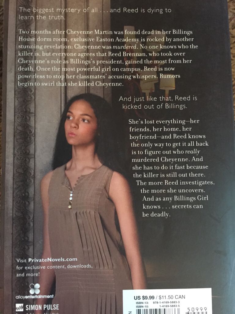 Private #8: Revelation - Kate Brian (Simon - Paperback) book collectible [Barcode 9781416958833] - Main Image 2