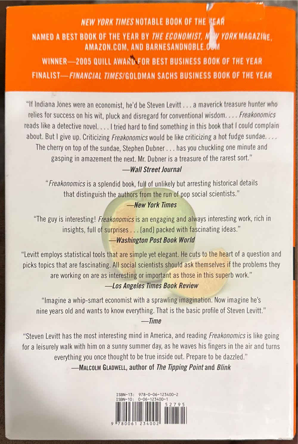 Freakonomics - Steven D. Levitt (Morrow, William - Hardcover) book collectible [Barcode 9780061234002] - Main Image 4