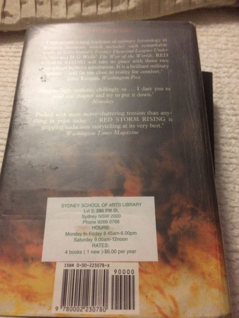 Red Storm Rising - Tom Clancy (Collins - Hardcover) book collectible [Barcode 9780002230780] - Main Image 2