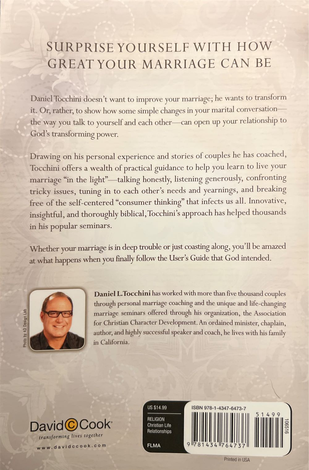 Us - Daniel L Tocchini (David C Cook - Paperback) book collectible [Barcode 9781434764737] - Main Image 2