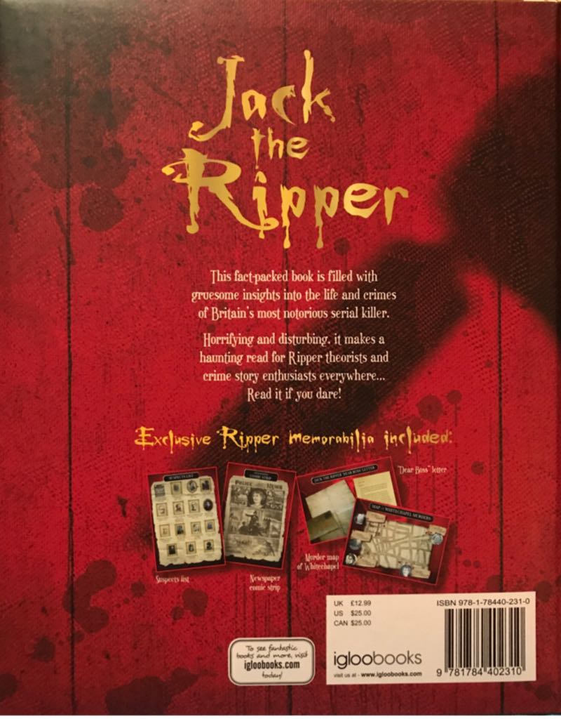 Jack The Ripper - Geoff Barker book collectible [Barcode 9781784402310] - Main Image 2