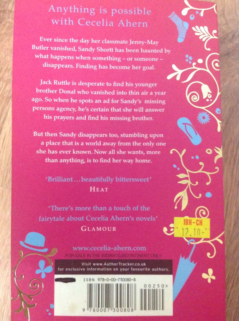 A Place Called Here - Cecelia Ahern (Harper - Paperback) book collectible [Barcode 9780007300808] - Main Image 2