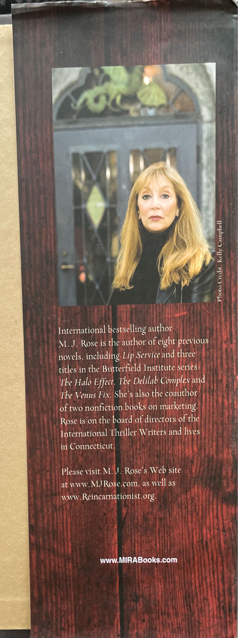 The Reincarnationist - M.J. Rose (Mira Books - Hardcover) book collectible [Barcode 9780778324201] - Main Image 2