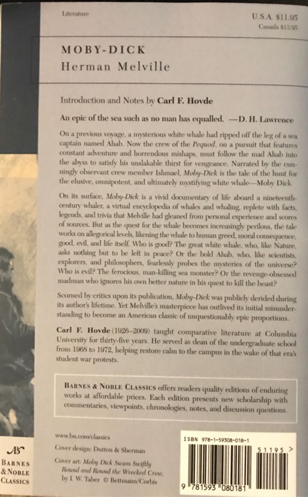 Moby-Dick - Herman Melville (W. W. Norton - Hardcover) book collectible [Barcode 9781593080181] - Main Image 2