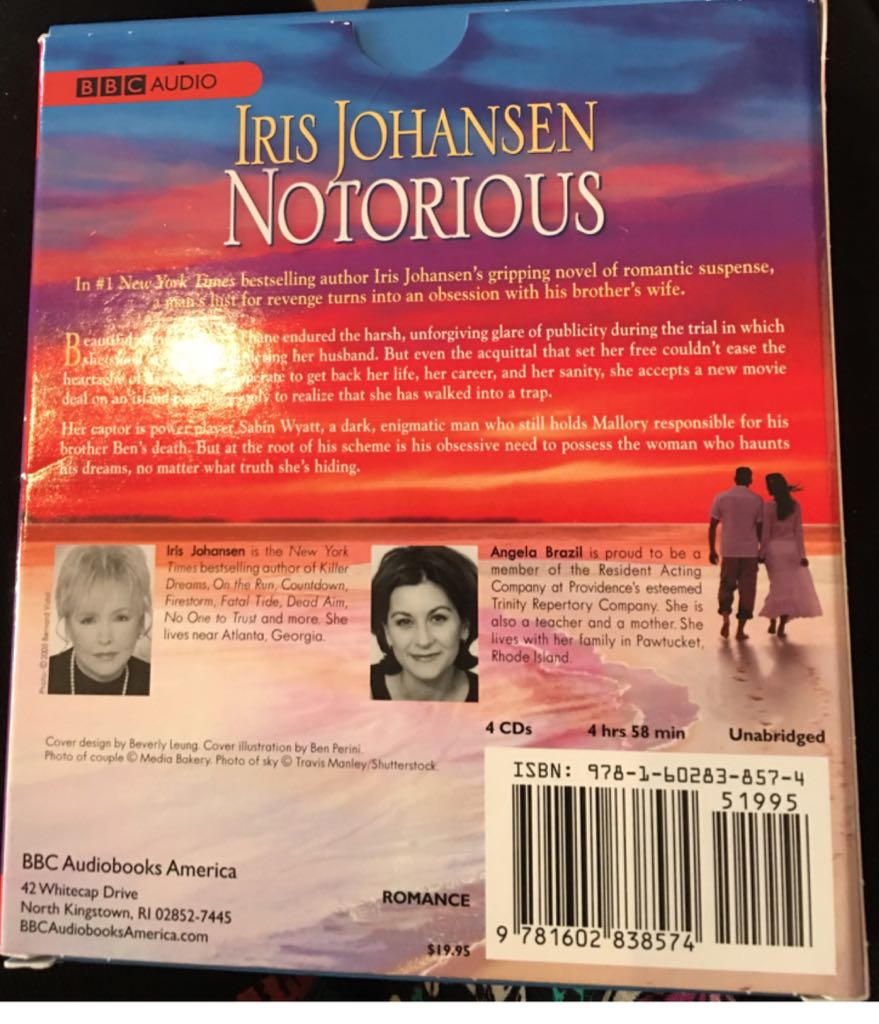 Notorious - Iris Johansen (BBC Audio) book collectible [Barcode 9781602838574] - Main Image 2