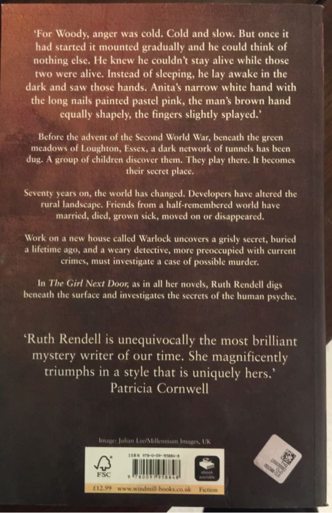 The Girl Next Door - Ruth Rendell book collectible [Barcode 9780091958848] - Main Image 2