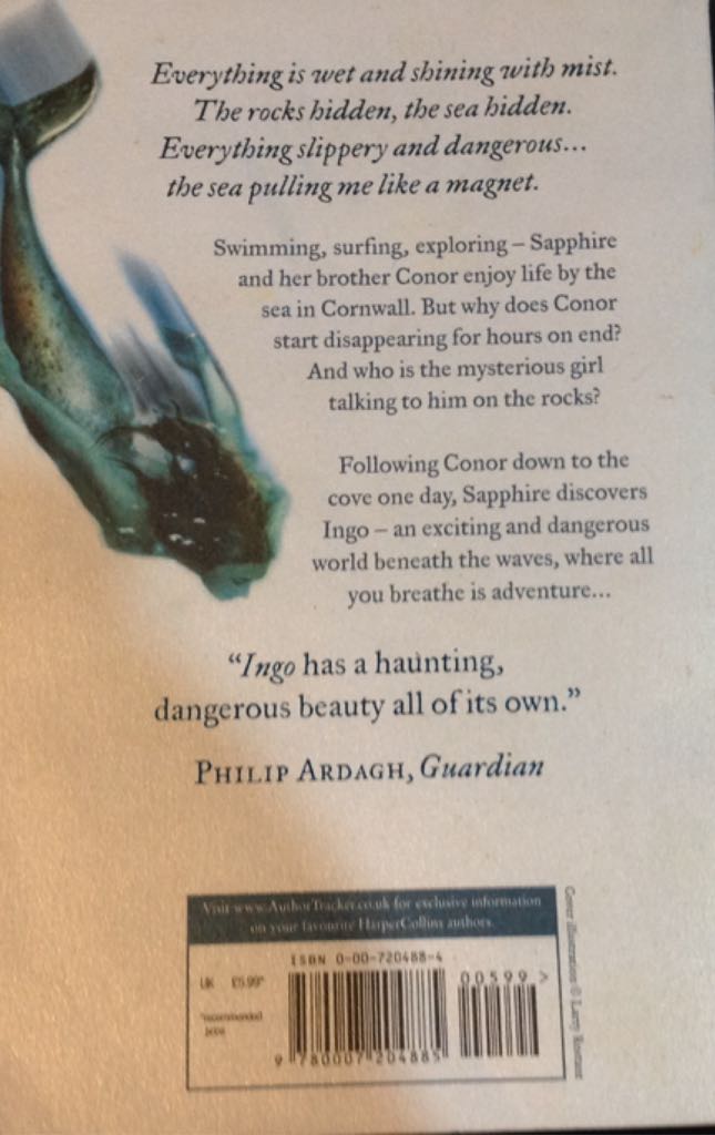 Ingo - Helen Dunmore (Harper Collins Children’s - Paperback) book collectible [Barcode 9780007204885] - Main Image 2