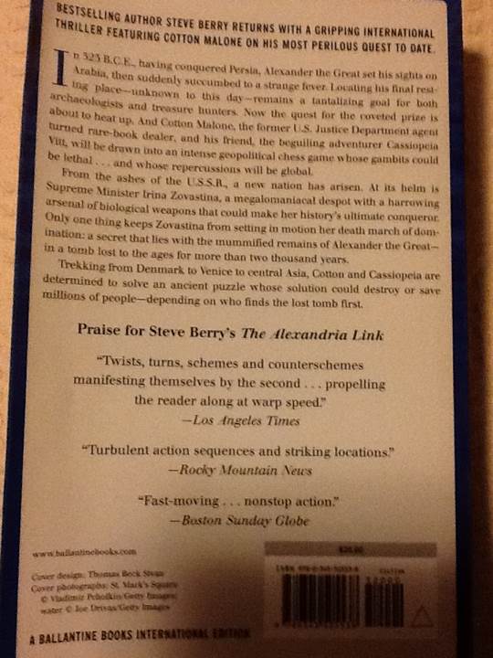 The Venetian Betrayal  (Random House Digital, Inc.) book collectible [Barcode 9780345505538] - Main Image 2