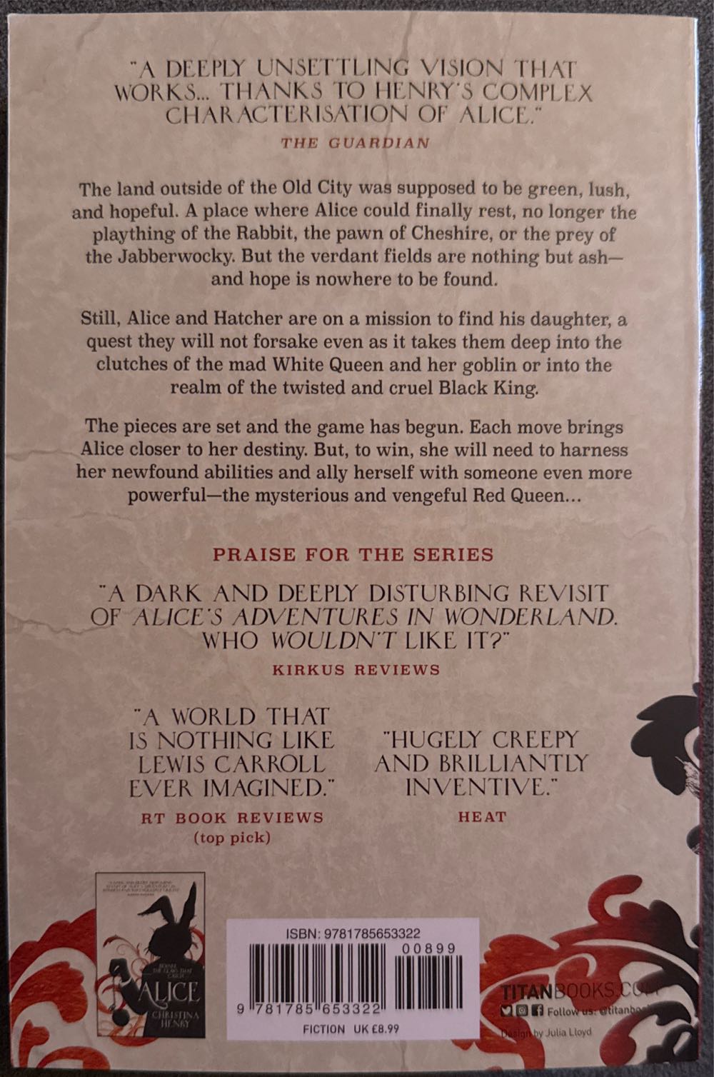 Red Queen (The Chronicles of Alice, #2) - Christina Henry (Titan Books - Paperback) book collectible [Barcode 9781785653322] - Main Image 2