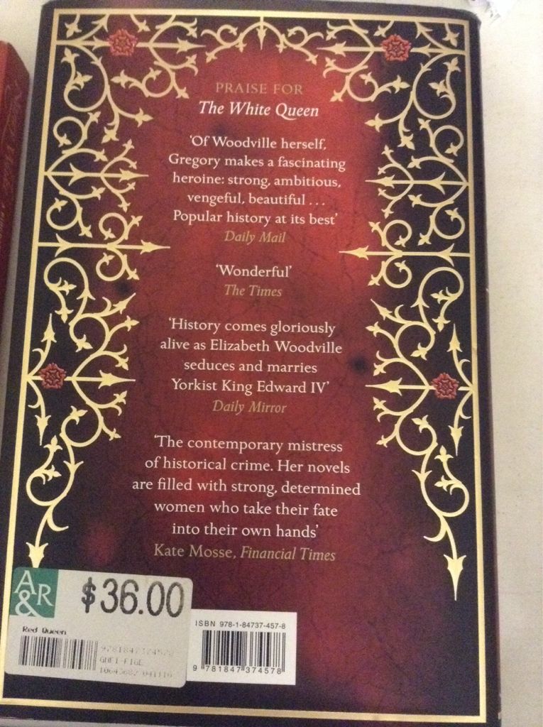 The Red Queen - Philippa Gregory (Simon and Schuster - Paperback) book collectible [Barcode 9781847374578] - Main Image 2