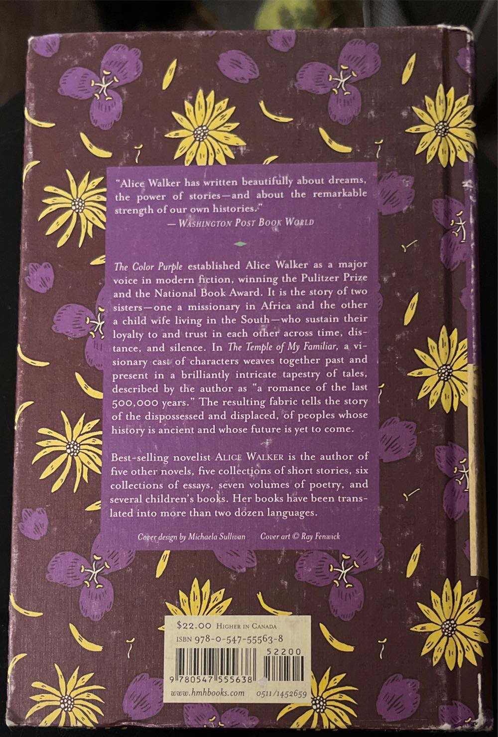 The Color Purple - Alice Walker (Houghton Mifflin - Hardcover) book collectible [Barcode 9780547555638] - Main Image 2