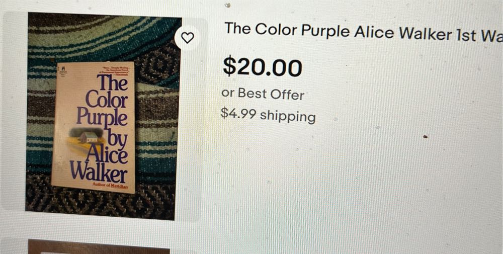 The Color Purple - Alice Walker (Pocket Books/Washington Square Press - Paperback) book collectible [Barcode 9780671668785] - Main Image 3