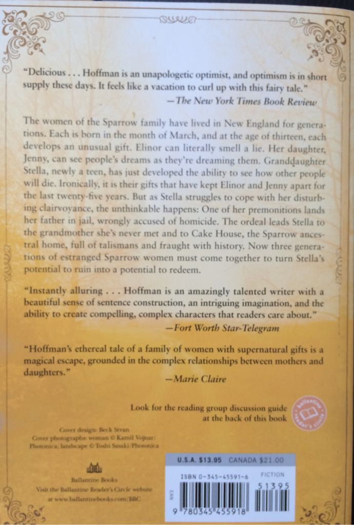 The Probable Future - Alice Hoffman (QPD - Paperback) book collectible [Barcode 9780345455918] - Main Image 2