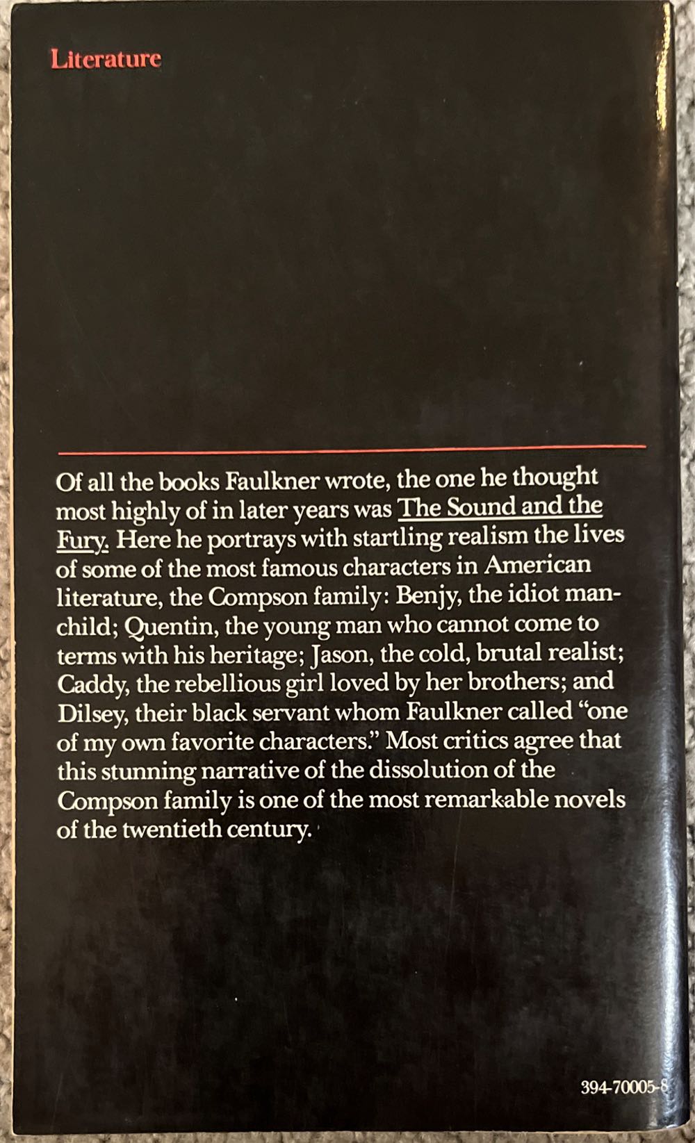 The Sound And The Fury - William Faulkner (Vintage Books - Paperback) book collectible - Main Image 2