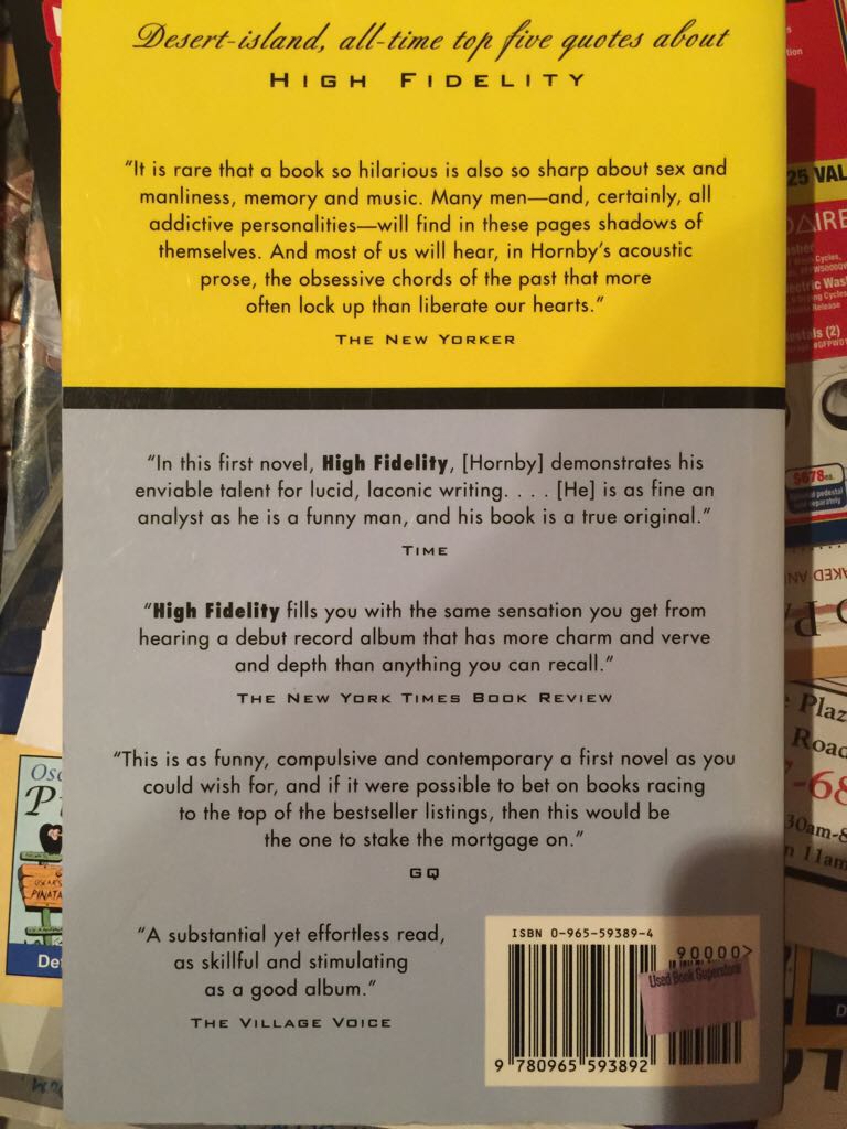 About A Boy - Nick Hornby book collectible [Barcode 9780965593892] - Main Image 2