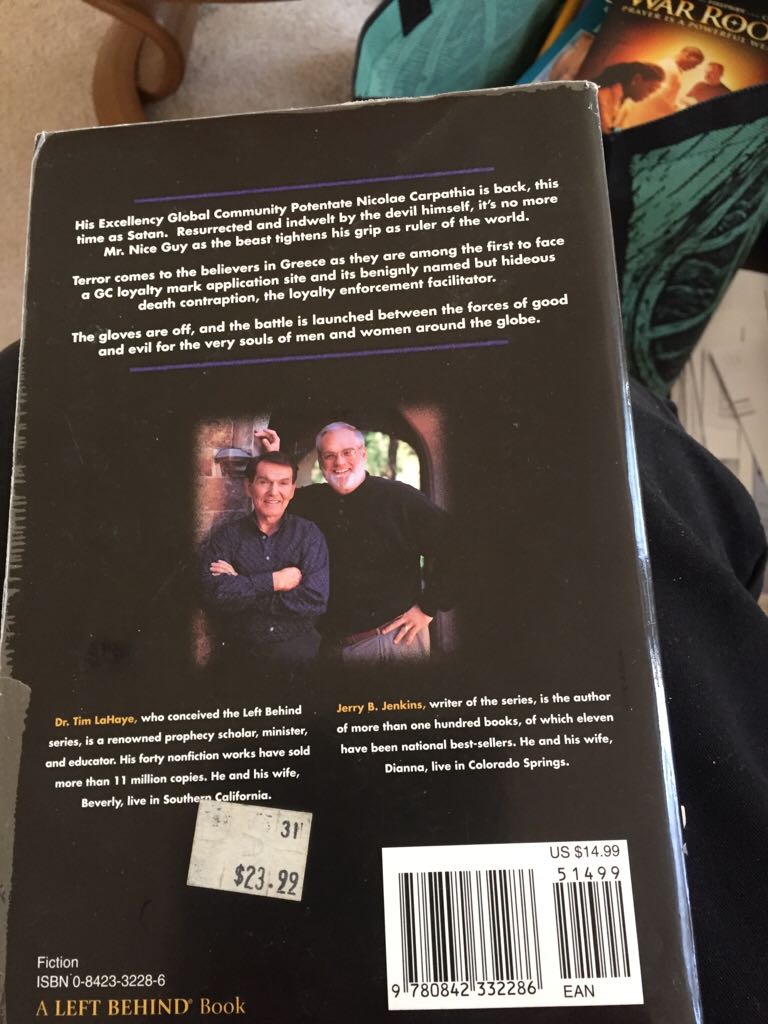 Left Behind Series 8: The Mark - Tim Lahaye (Tyndale House Publishers - Paperback) book collectible [Barcode 9780842332286] - Main Image 2