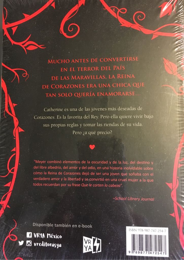 Heartless - Marissa Meyer (V & R Editoras - Paperback) book collectible [Barcode 9789877472547] - Main Image 2