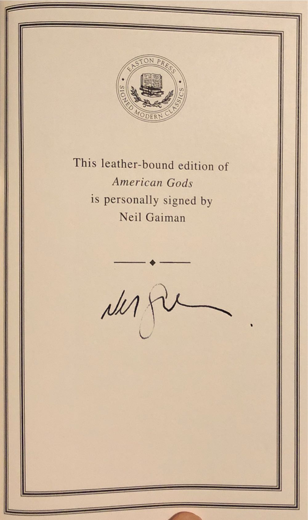 American Gods - Neil Gaiman (William Morrow - Hardcover) book collectible [Barcode 9780380973651] - Main Image 3