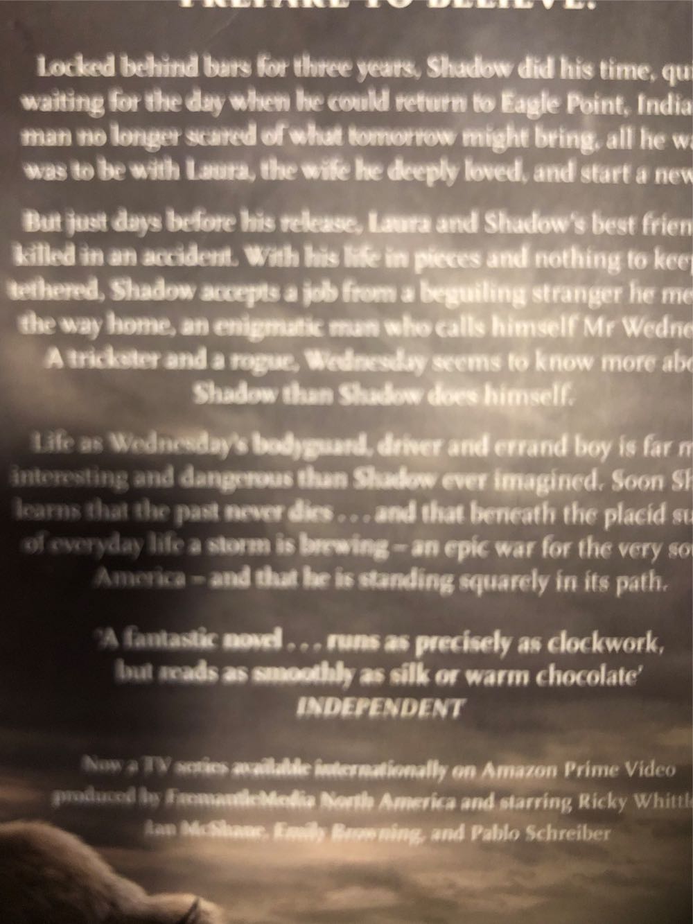 AMERICAN GODS (TV TIE-IN B FORMAAT) - Neil Gaiman (Headline Book Publishing - Paperback) book collectible [Barcode 9781472245540] - Main Image 3