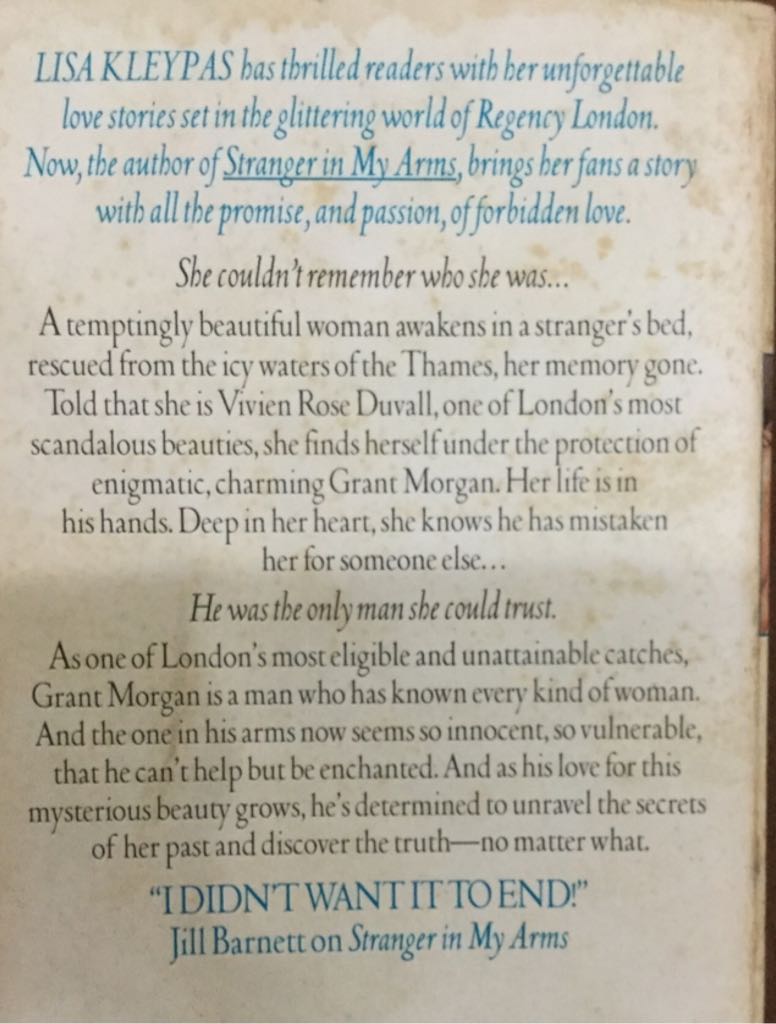 Bow Street Runners #1 Someone To Watch Over Me - Lisa Kleypas (Read - Paperback) book collectible [Barcode 9780380802302] - Main Image 2