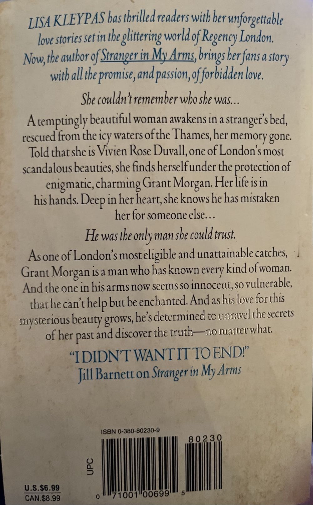 Bow Street Runners #1 Someone To Watch Over Me - Lisa Kleypas (Read - Paperback) book collectible [Barcode 9780380802302] - Main Image 3